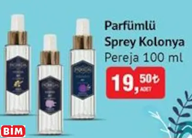 PEREJA  PARFÜMLÜ  SPREY KOLONYA